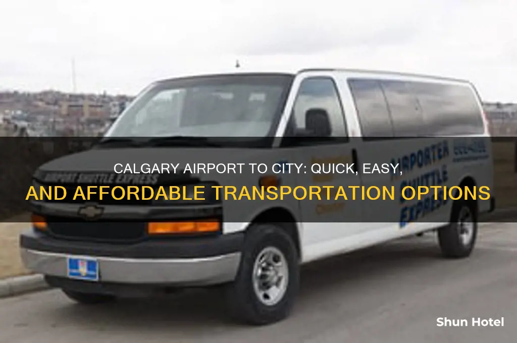 how to get from calgary airport to city