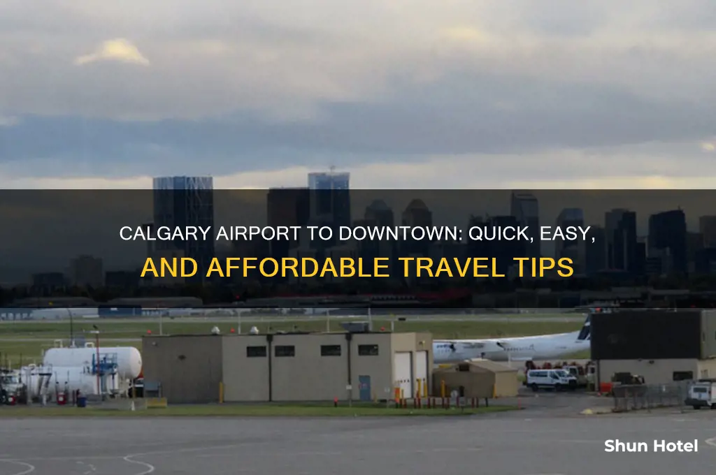 how to get from calgary airport to downtown