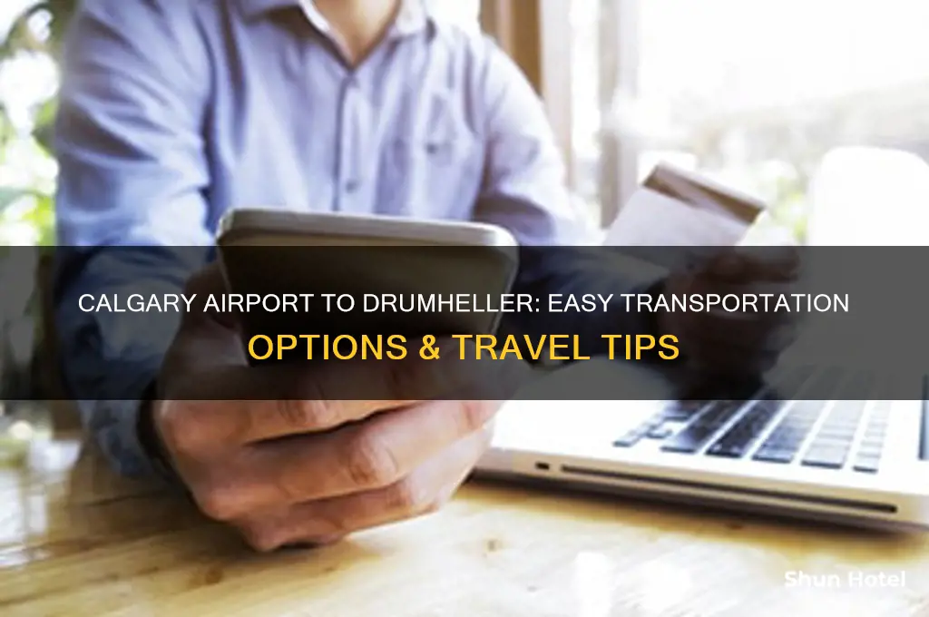 how to get from calgary airport to drumheller
