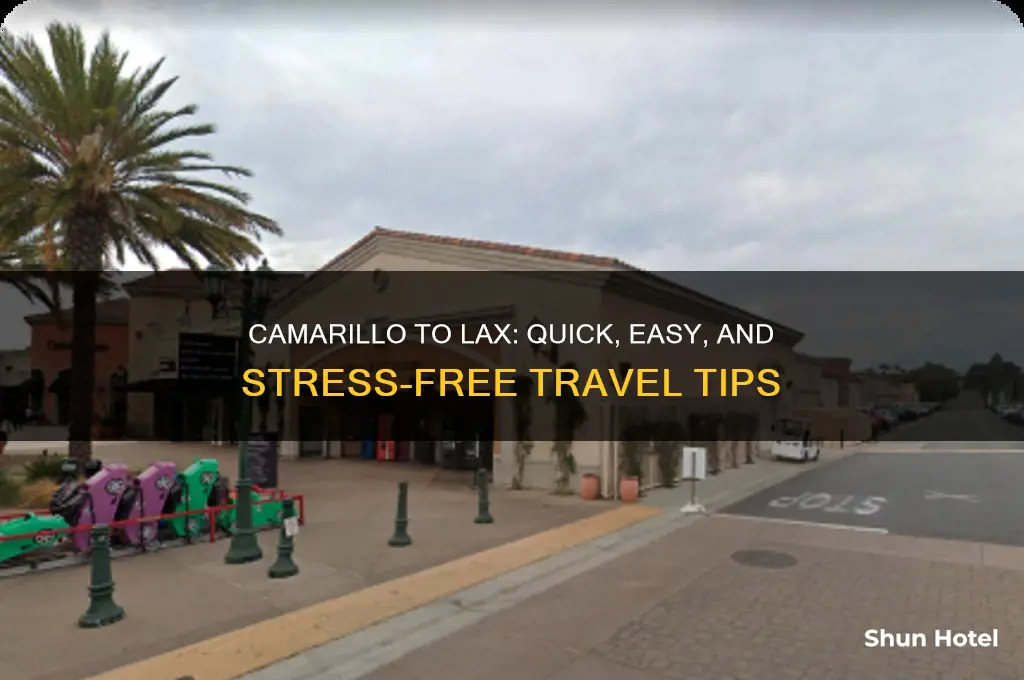 how to get from camarillo to the airport