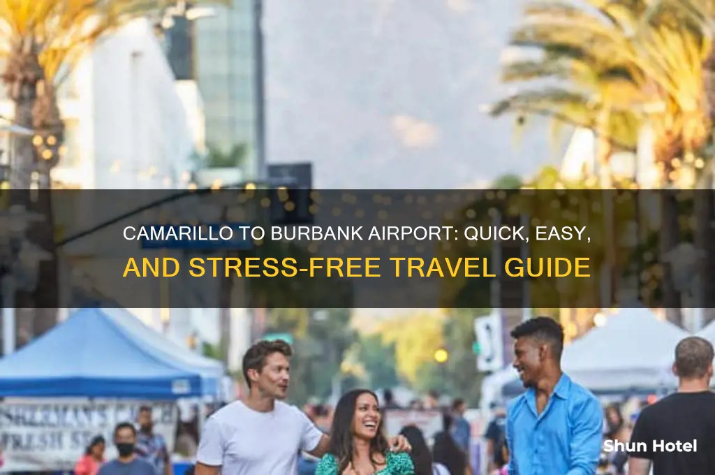 how to get from camarillo to the burbank airport