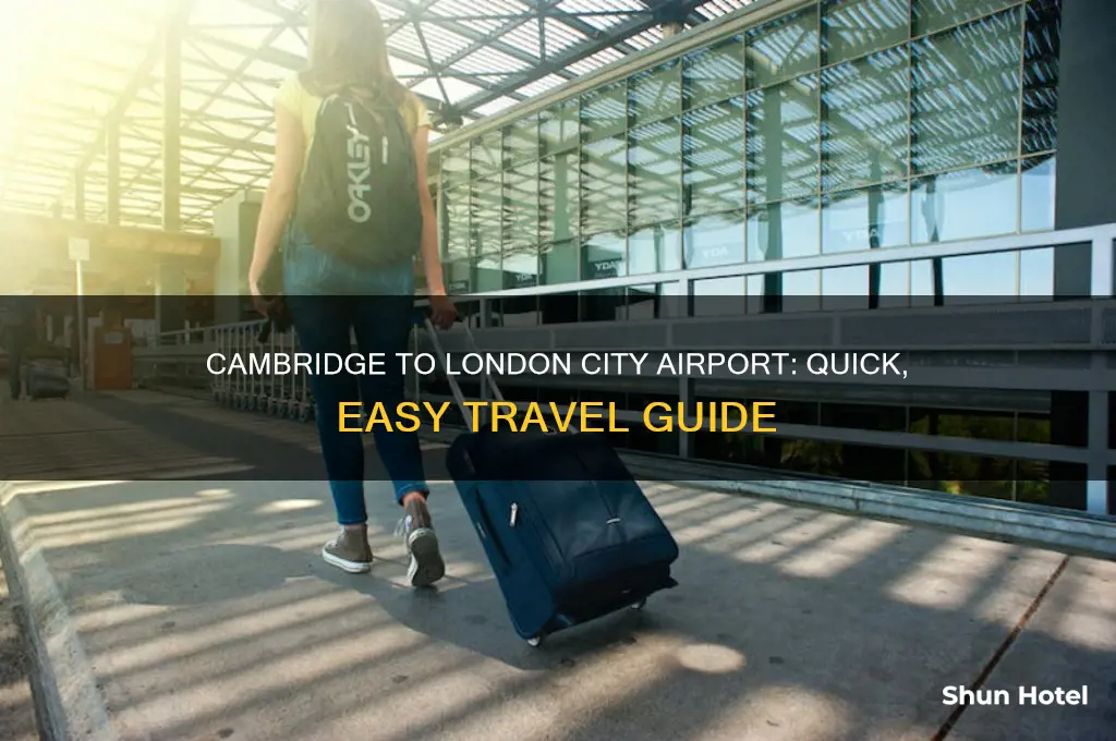 how to get from cambridge to london city airport