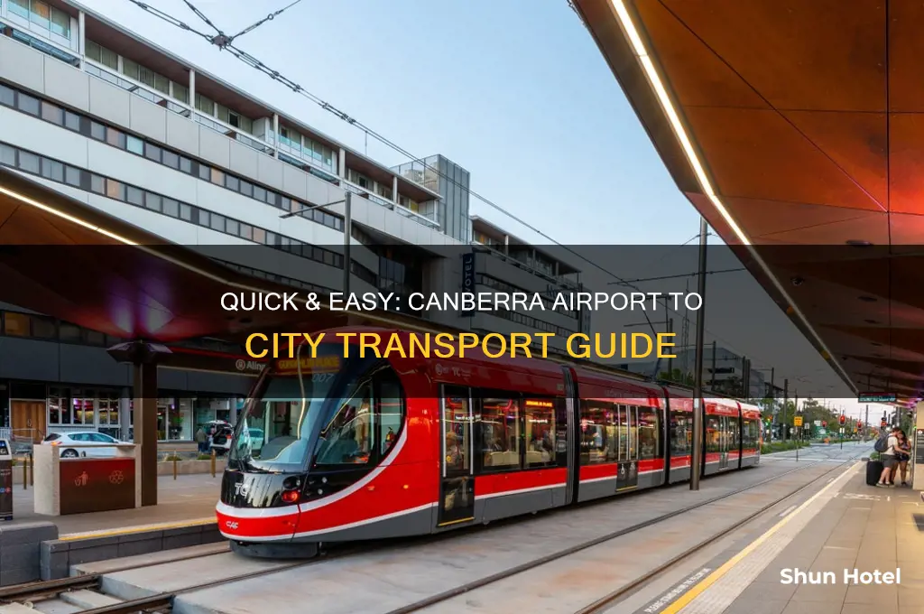 how to get from canberra airport to city