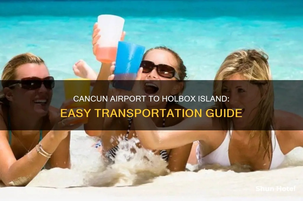 how to get from cancun airport to holbox island