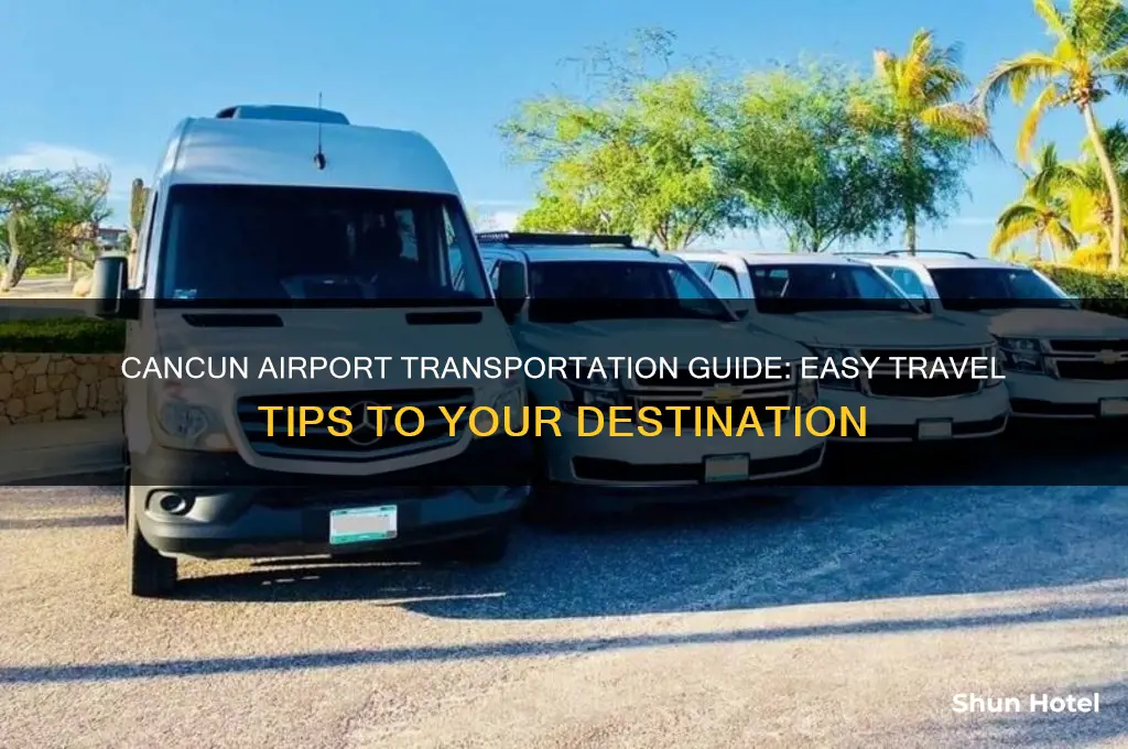 how to get from cancun airport