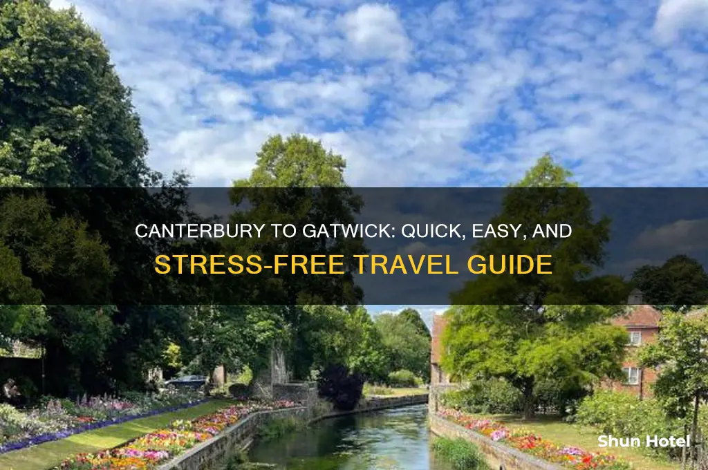 how to get from canterbury to gatwick airport