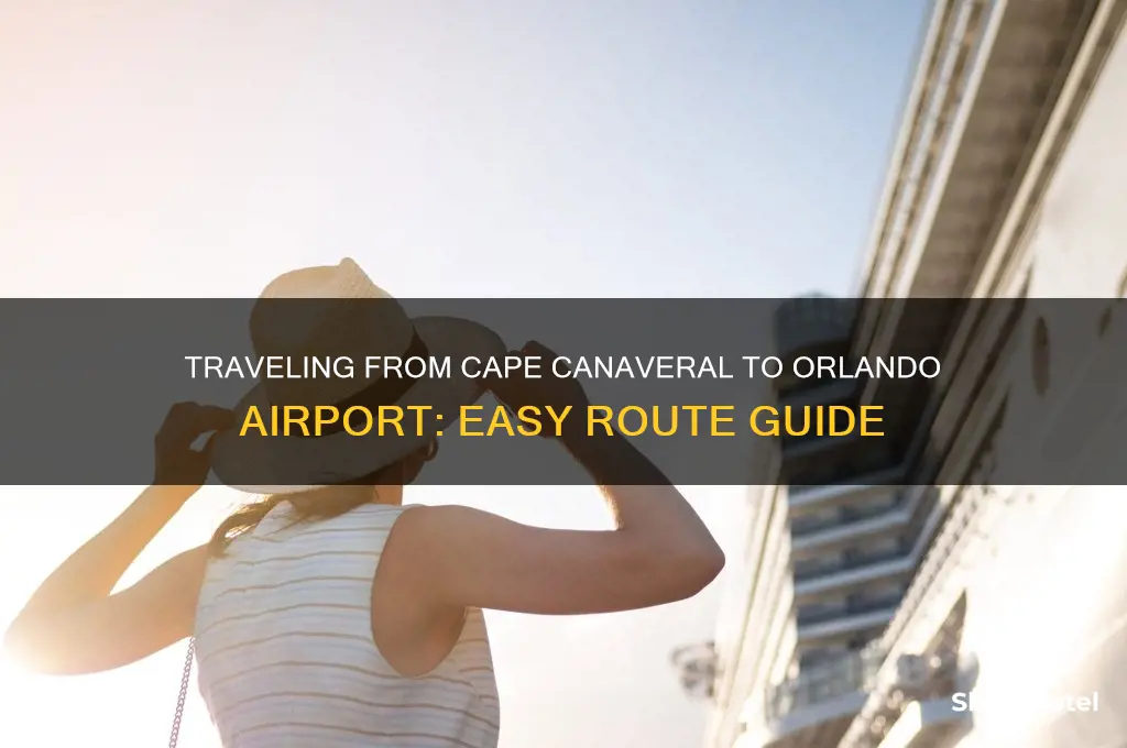 how to get from cape canaveral to orlando airport