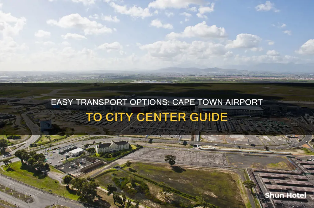 how to get from cape town airport to cape town