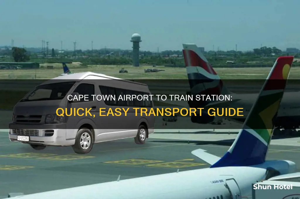 how to get from cape town airport to train station