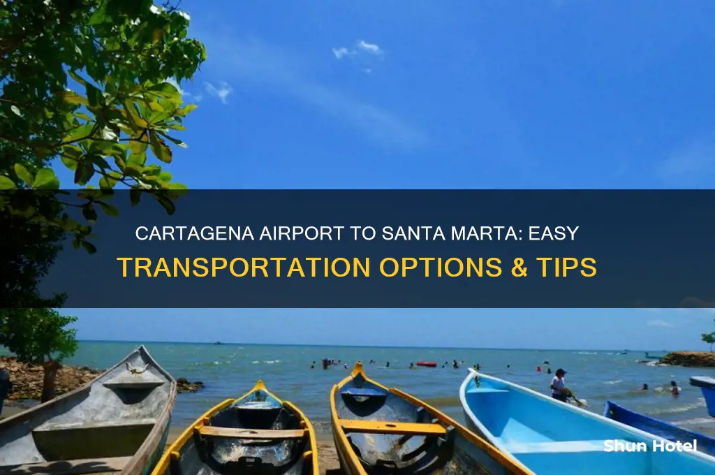 how to get from cartagena airport to santa marta