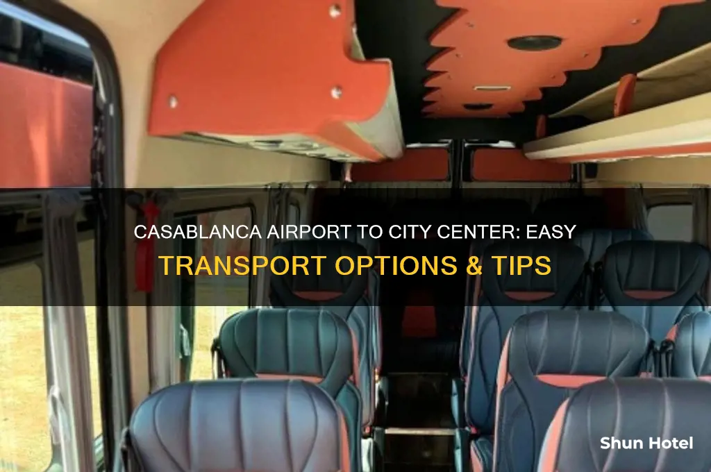 how to get from casablanca airport to casablanca