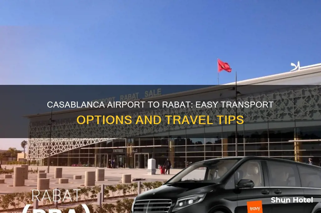 how to get from casablanca airport to rabat