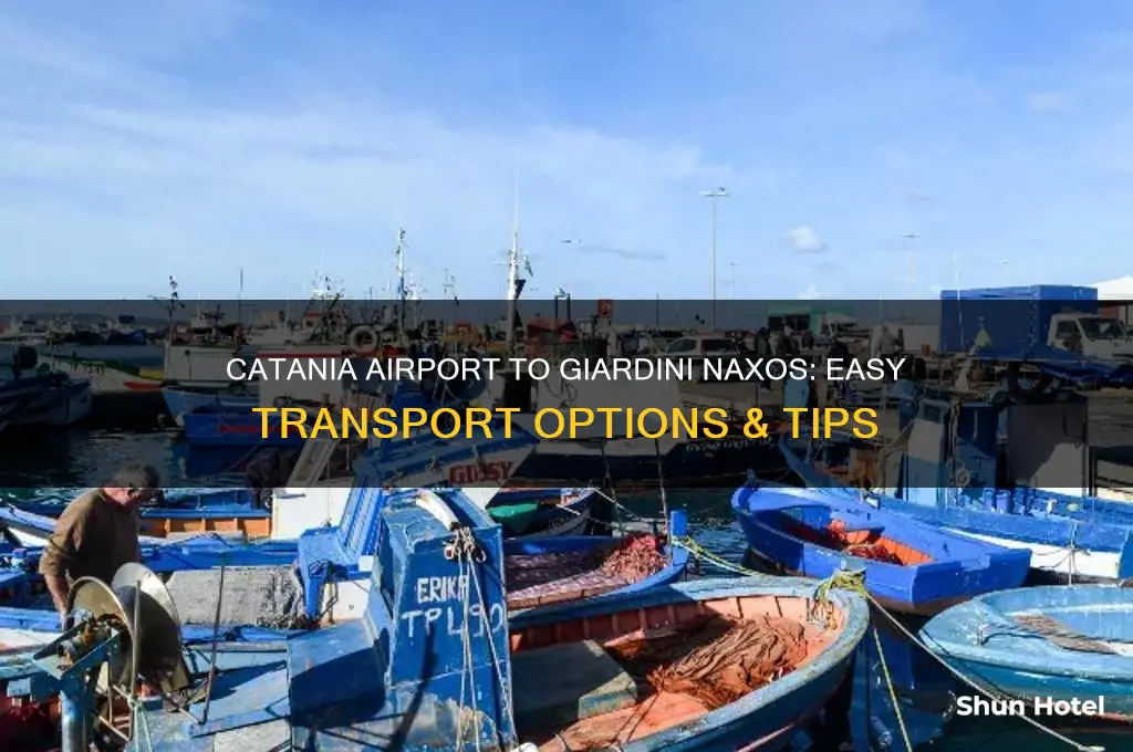 how to get from catania airport to giardini naxos