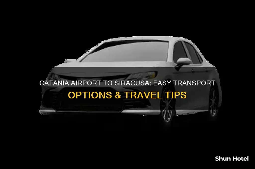 how to get from catania airport to siracusa