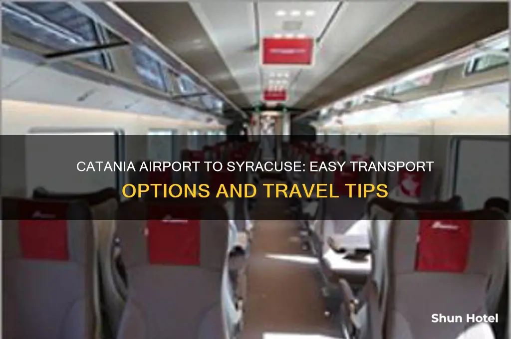 how to get from catania airport to syracuse