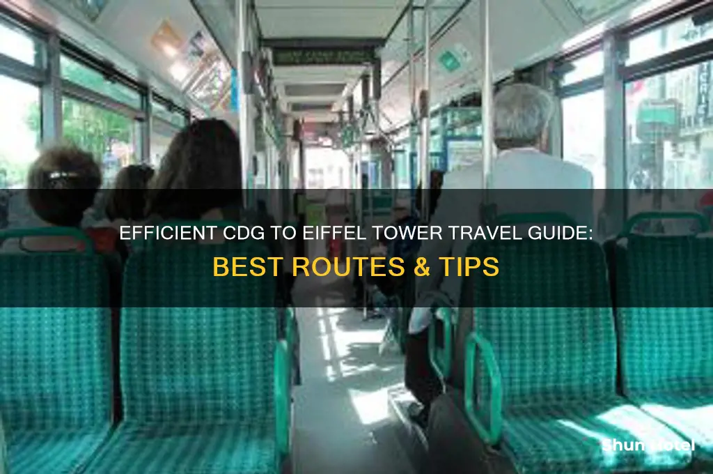 how to get from cdg airport to eiffel tower