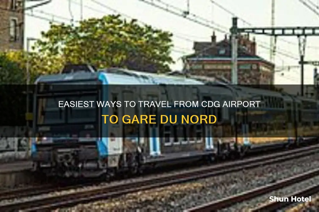 how to get from cdg airport to gare du nord