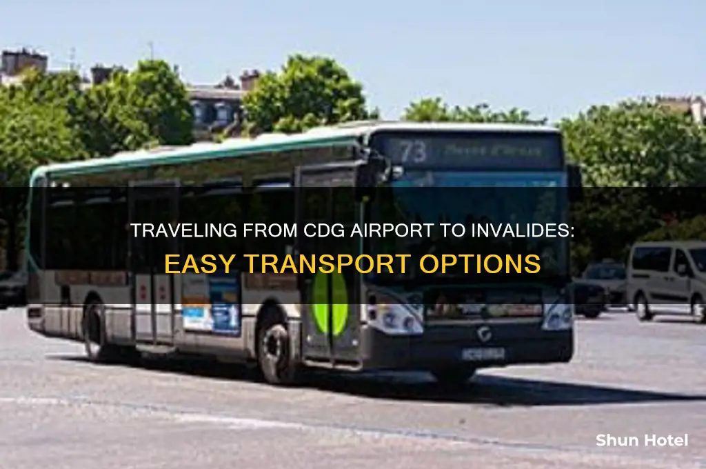 how to get from cdg airport to invalides