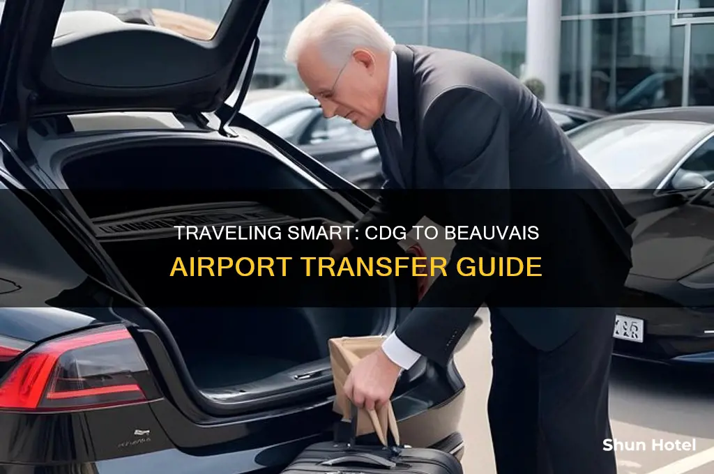 how to get from cdg to beauvais airport