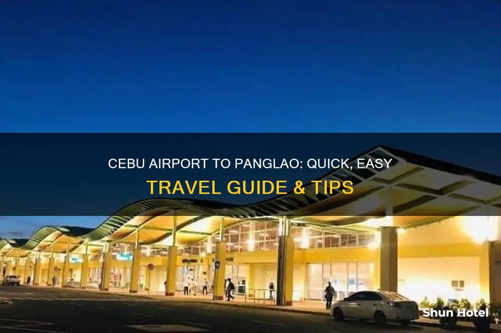 how to get from cebu airport to panglao