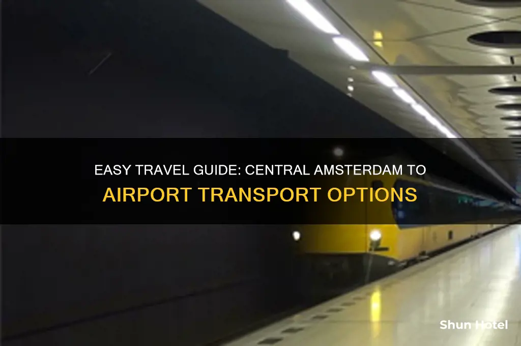 how to get from central amsterdam to airport