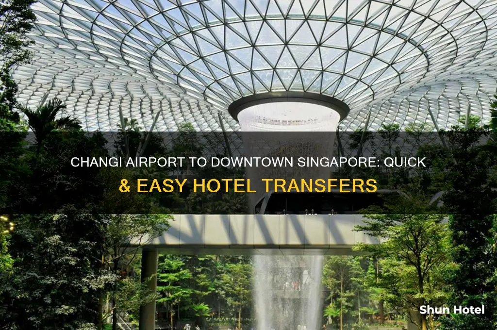 how to get from changi airport to singapore downtown hotels