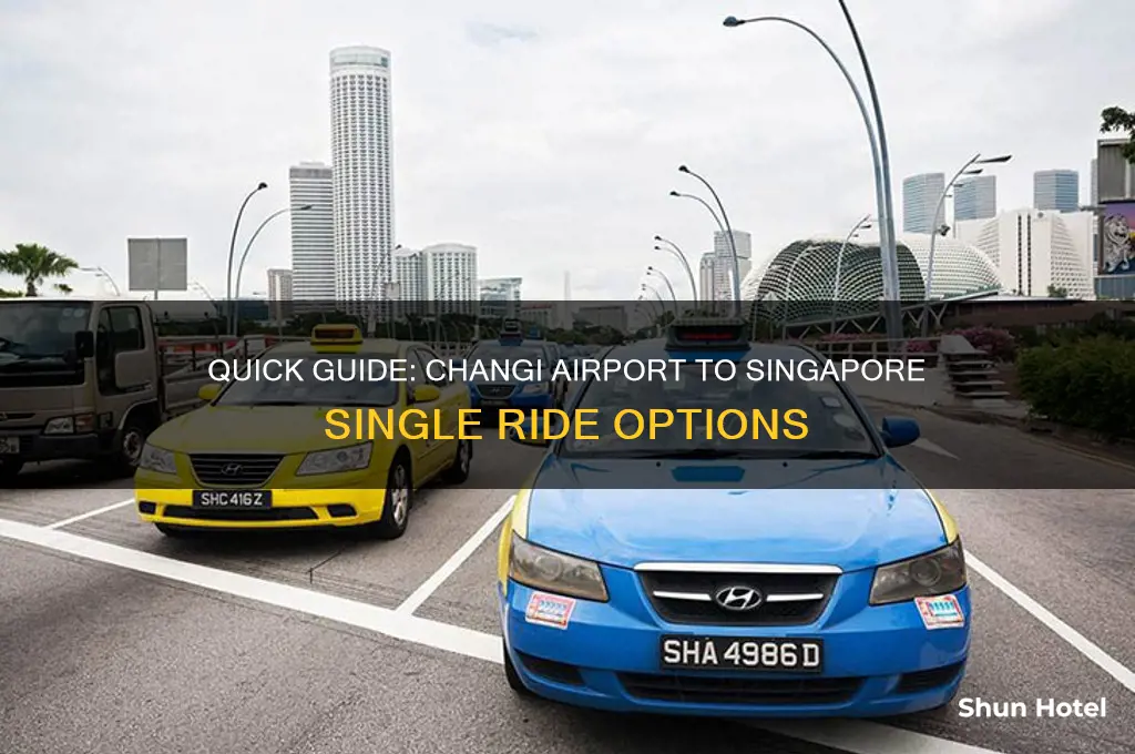how to get from changi airport to singapore single ride