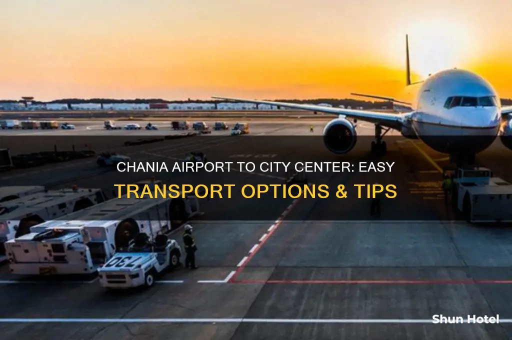 how to get from chania airport to city center