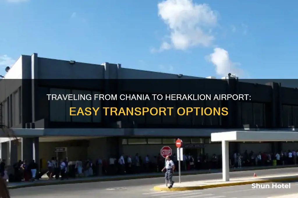 how to get from chania to heraklion airport