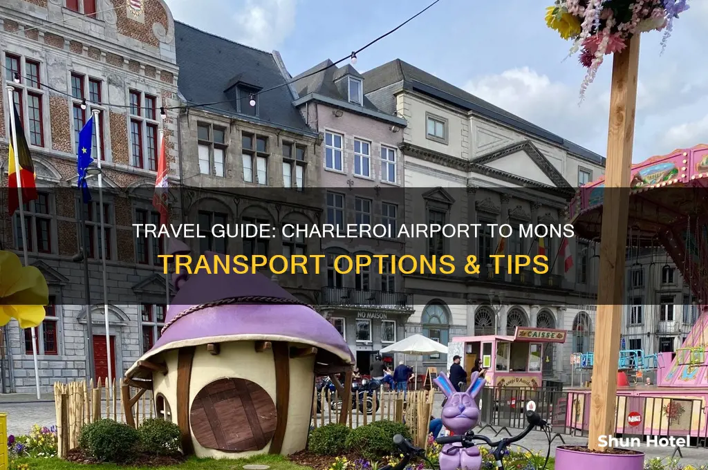 how to get from charleroi airport to mons