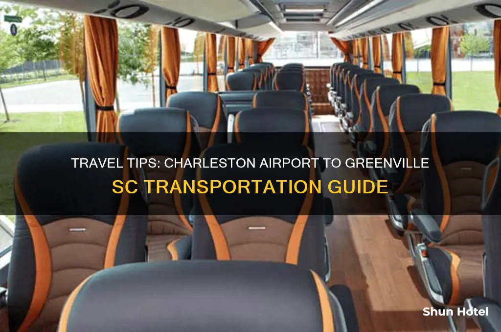 how to get from charleston airport to greenville sc