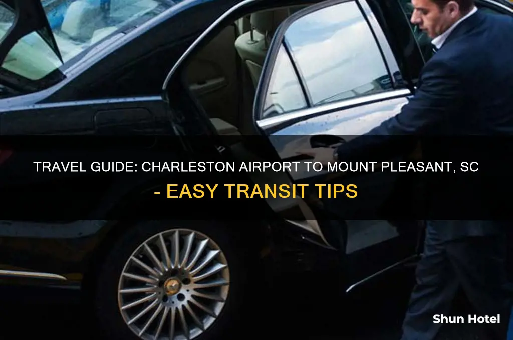 how to get from charleston airport to mount pleasant sc