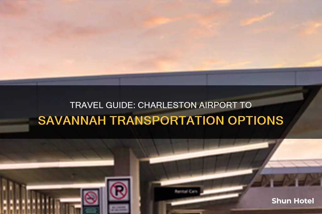 how to get from charleston airport to savannah