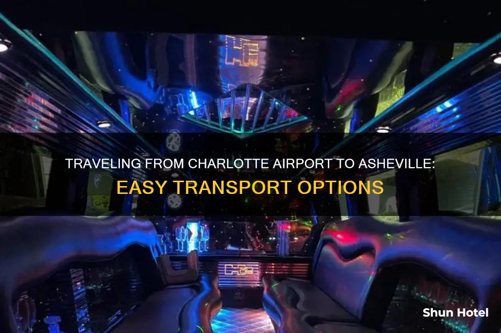 how to get from charlotte airport to asheville