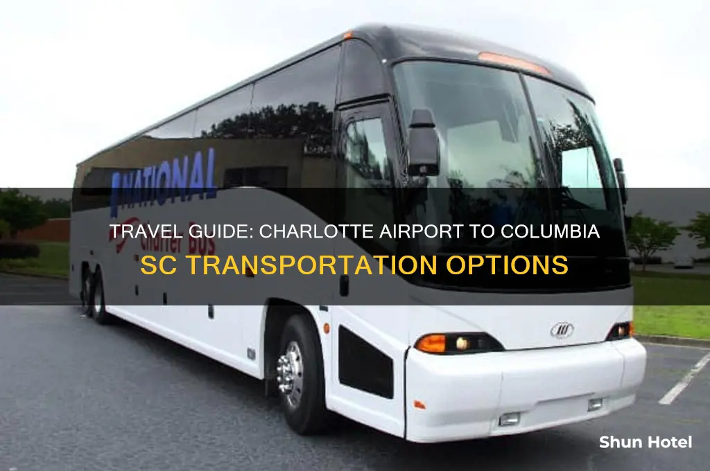 how to get from charlotte airport to columbia sc