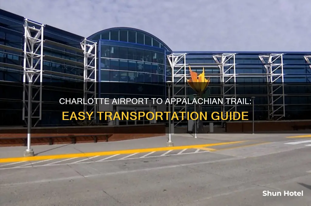 how to get from charlotte nc airport to appalachian trail