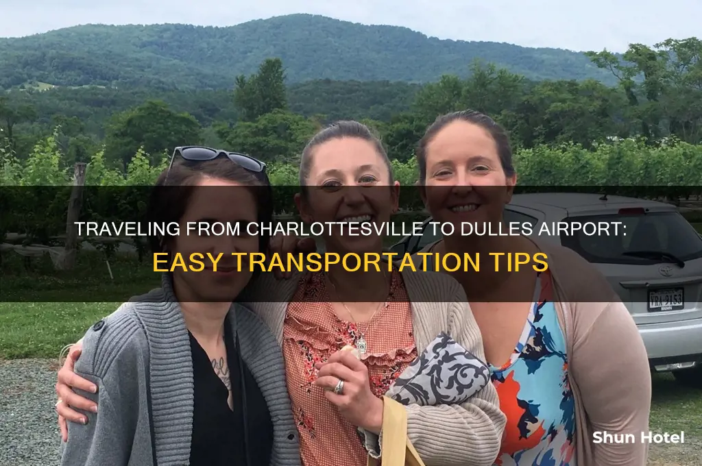 how to get from charlottesville to dulles airport