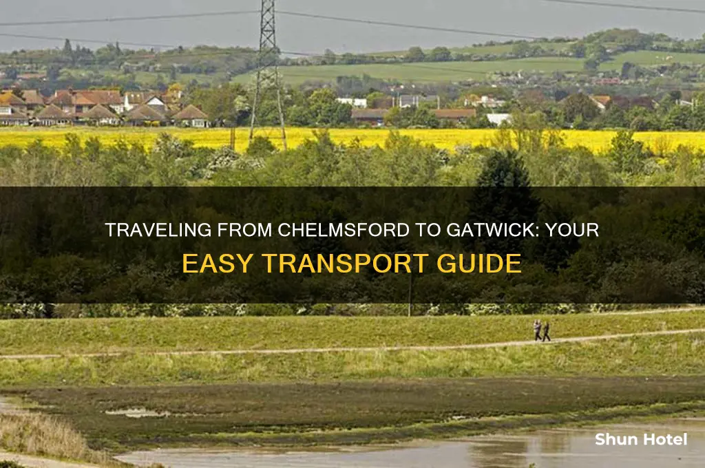 how to get from chelmsford to gatwick airport