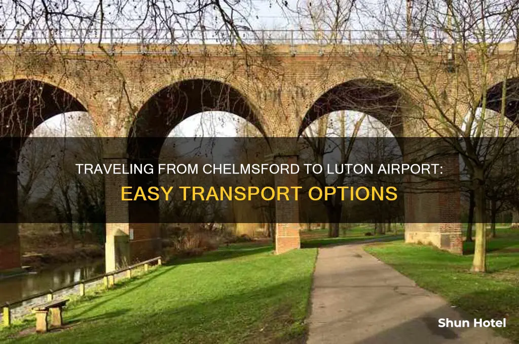how to get from chelmsford to luton airport