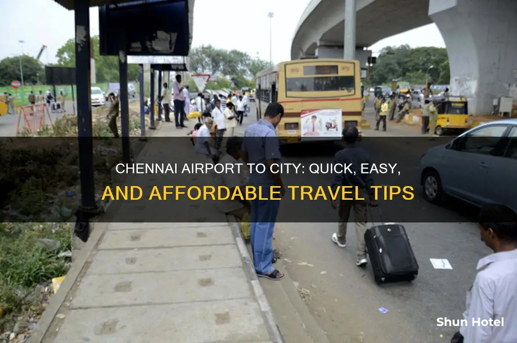 how to get from chennai airport to city