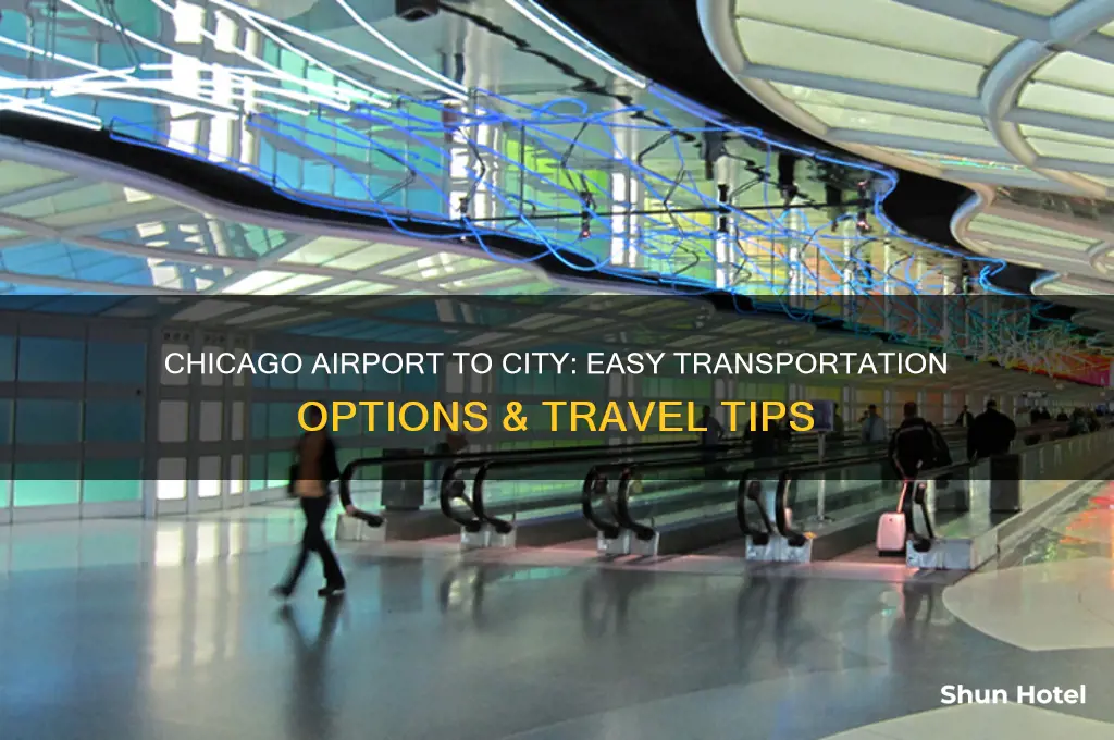 how to get from chicago airport to city