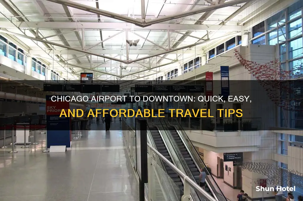 how to get from chicago airport to downtown