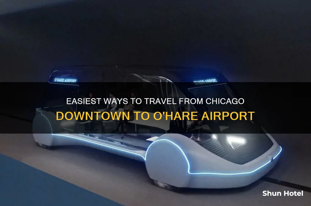 how to get from chicago downtown to o