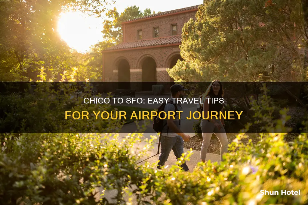 how to get from chico to san francisco airport