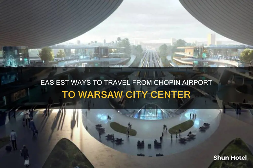 how to get from chopin airport to city center