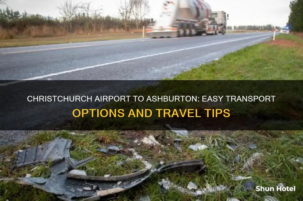 how to get from christchurch airport to ashburton