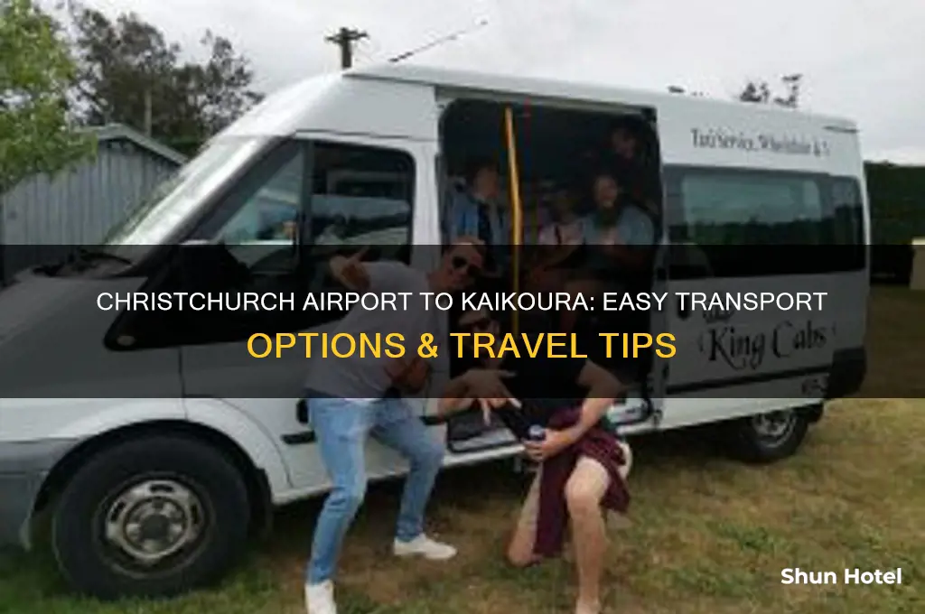 how to get from christchurch airport to kaikoura