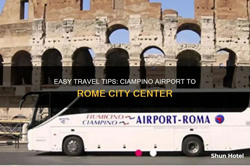 how to get from ciampino airport to centre of rome