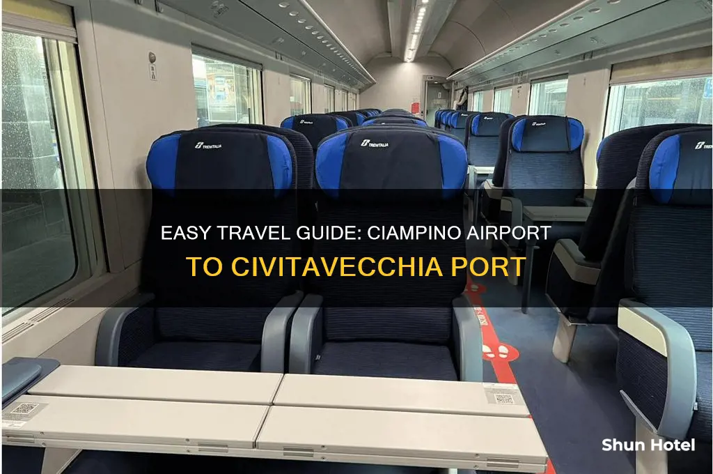 how to get from ciampino airport to civitavecchia port