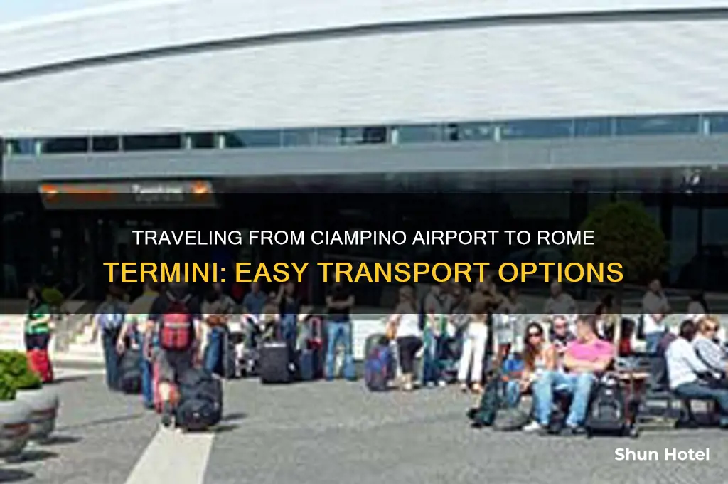 how to get from ciampino airport to rome termini